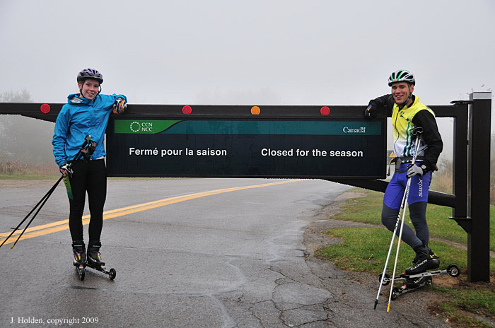 Lesley, Mike and Sign