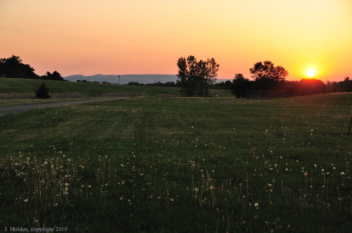 Sunset on the Rockcliffe Parkway