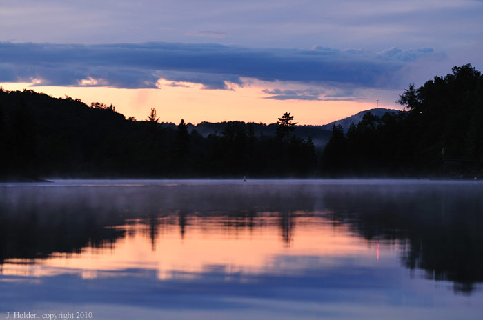 Dusk paddle, Lac Champagneur