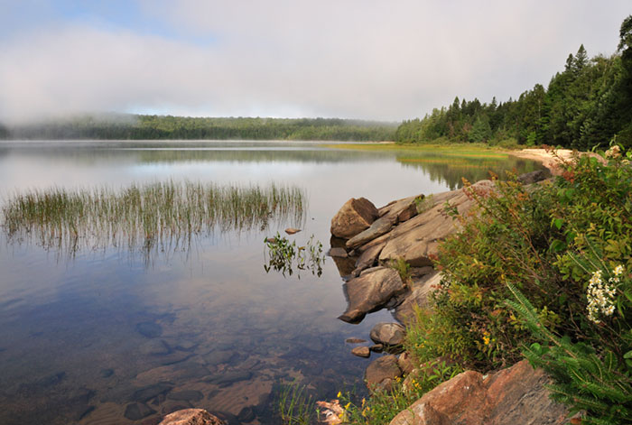 Sun gradually appearing, Welcome Lake