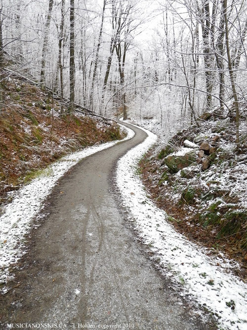 Ridge Road with Snowy Fringe