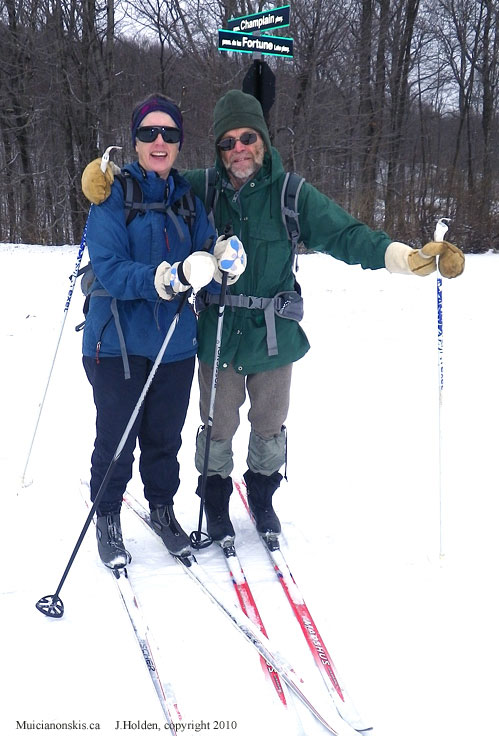 Margaret and Bryan, classic on the Fortune Parkway, Gatineau Park