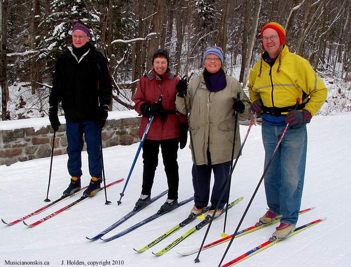Mike, Jane, Margaret and Dave, Gossip Corner, Gatineau Park